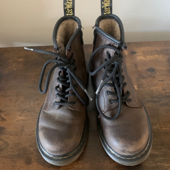 JUNIOR 1460 FAUX FUR LINED DOCS - Picture 3 of 6